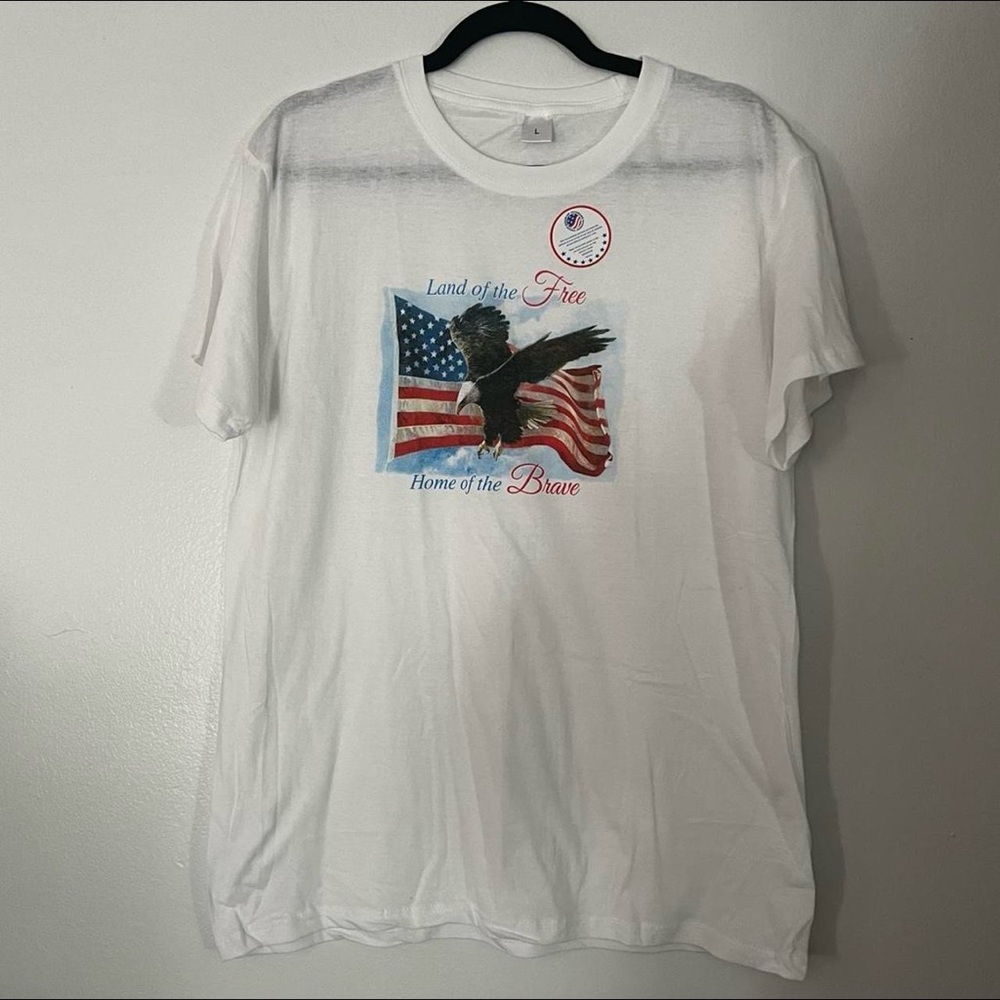 AMERICA PATRIOTIC GRAPHIC T-SHIRT